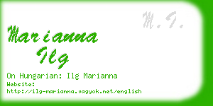 marianna ilg business card